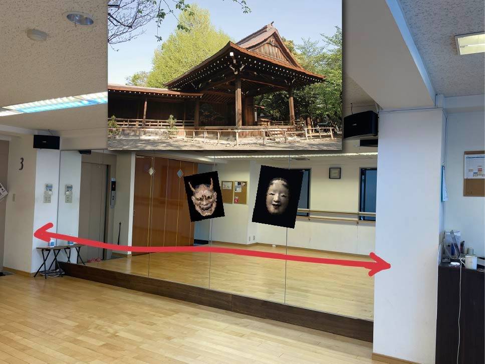 能のお稽古【スタジオレンタル】